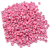 Harf Boncuk Elips Pembe 6 mm 250 gr