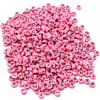 Harf Boncuk Elips Pembe 6 mm 250 gr