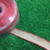 Hasır Jüt Kurdele Renkli Kenar 16 mm