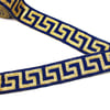 Hint İşi Şerit Etnik Motif Lacivert