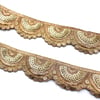 Hint İşi Şerit Pullu Motif Gold