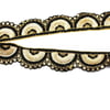 Hint İşi Şerit Pullu Motif Siyah