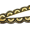 Hint İşi Şerit Pullu Motif Siyah
