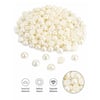 İnci Boncuk Deliksiz Krem Yarım 10 mm 500 gr