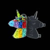 Isı İle Yapışan Boncuk Seti Unicorn Model 1