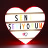 Kalp Şeklinde Light Box