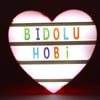 Kalp Şeklinde Light Box