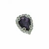 Kristal Damla Dikme Taş 2,5x1,8cm
