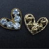 Kristal Taşlı Kalp Motif