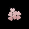 O119 Kalp Obje 7Adet Pembe
