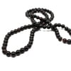 Obsidyen Taşı Boncuk Yuvarlak Model 18