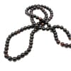 Obsidyen Taşı Boncuk Yuvarlak Model 18