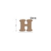 Üh10 Ahşap 3 cm H Harfi