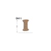 Üh12 Ahşap 3 cm İ Harfi