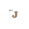 Üh13 Ahşap 3 cm J Harfi