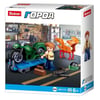 Sluban Town Motorcycle Retro Motor 
