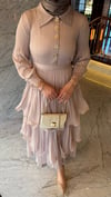 İthal Lady Dress | Pudra