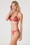 Kom Blaef Halka Detaylı Çıkarılabilir Kaplı Üçgen Bikini Tarcin