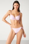 Kom Caten Zincir Detaylı Dolgulu Bikini Pembe