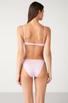 Kom Caten Zincir Detaylı Dolgulu Bikini Pembe