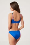 Kom Lephan Çıkarılabilir Kaplı Arkası Kapalı Büstiyer Bikini Saks