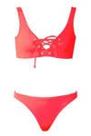 Kom Lolita Kız Çocuk Bikini Nar Çiçeği