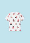Mayoral 2'li Baskılı Erkek Çocuk T-Shirt Set Lacivert