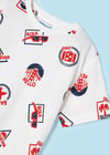 Mayoral 2'li Baskılı Erkek Çocuk T-Shirt Set Lacivert