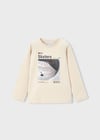 Mayoral Erkek Çocuk 2 Li Uzun Kollu T-Shirt Set 4091 Krem