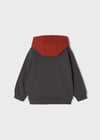Mayoral Erkek Çocuk Kapşonlu İşlemeli Sweatshirt Krem
