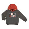 Mayoral Erkek Çocuk Kapşonlu İşlemeli Sweatshirt Krem