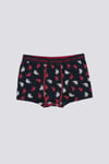 U.S. Polo Assn Erkek Çocuk Süprem 3 lü Boxer Siyah