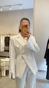 BEYAZ KRUVAZE  BLAZER CEKET
