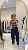 LACİVERT MOM JEAN 