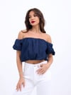 7341 CROP-MAVİ