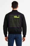 Arka Bomber Ceket - Siyah
