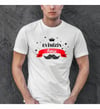 Babalar Günü Baskılı T-shirt - Beyaz