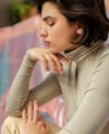 Balıkçı Yaka Tencel Bluz