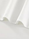 Baskılı Oversize Bisiklet Yaka T-shirt - Beyaz