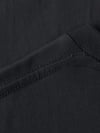 Baskılı Oversize Bisiklet Yaka T-shirt - Siyah