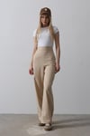 Beli Yarım Lastikli Palazzo Pantolon - Camel