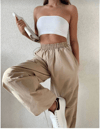 Cepli Paraşut Pantalon - Bej