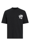Erkek Baskılı Oversize T-shirt - Siyah