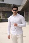 Erkek çizgi Desenli Gömlek