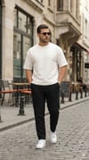 Erkek Duble Kol Basic Tişört