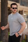 Erkek Oversize Bisiklet Yaka Kısa Kollu T-shirt