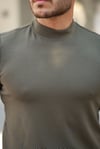 Erkek Yarım Balıkçı Yaka Kısa Kollu T-shirt