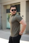 Erkek Yarım Balıkçı Yaka Kısa Kollu T-shirt