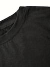 Fiyonk Baskılı Siyah Oversize Unisex T-shirt- Siyah