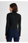 Omuz Dekolteli Crop Bluz – Siyah